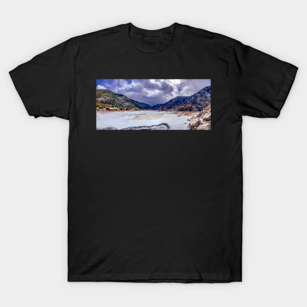 Georgetown Lake Pano T-Shirt by SAINTSPHOTOS